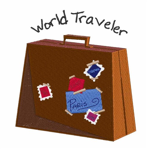 World Traveler Machine Embroidery Design