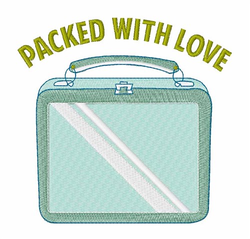 Packed With Love Machine Embroidery Design