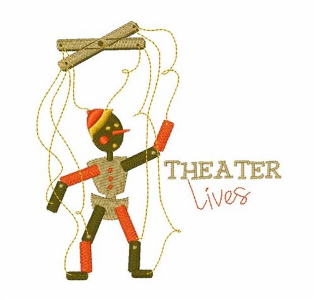 Picture of Theater Lives Machine Embroidery Design