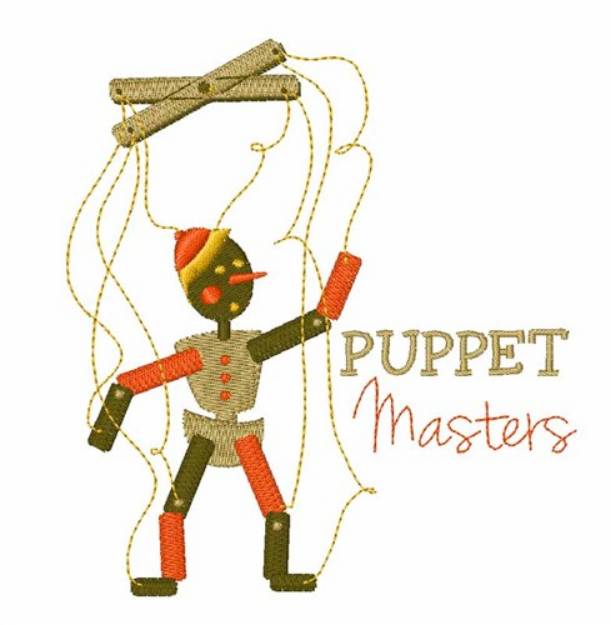 Picture of Puppet Masters Machine Embroidery Design
