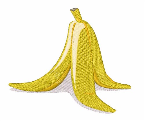 Banana Peel Machine Embroidery Design