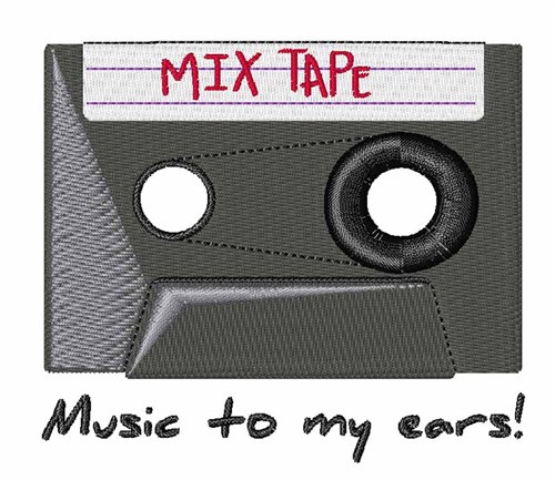Music To My Ears Machine Embroidery Design