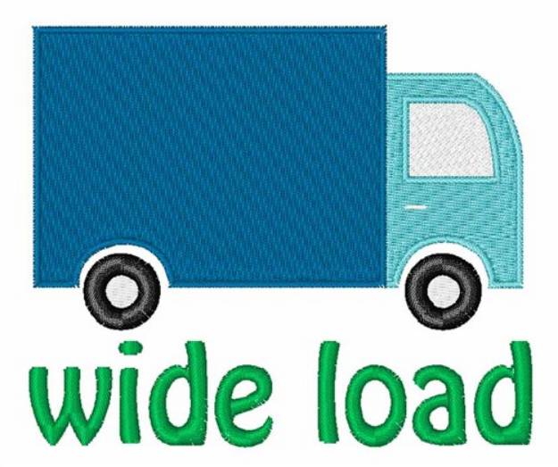 Picture of Wide Load Machine Embroidery Design