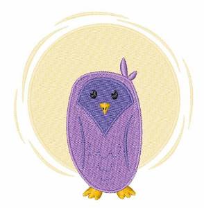 Picture of Purple Owl Machine Embroidery Design