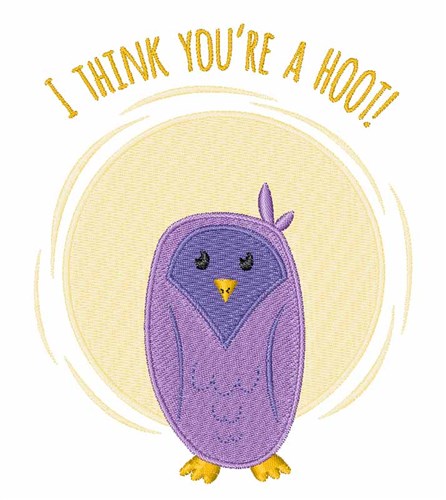 Youre A Hoot Machine Embroidery Design