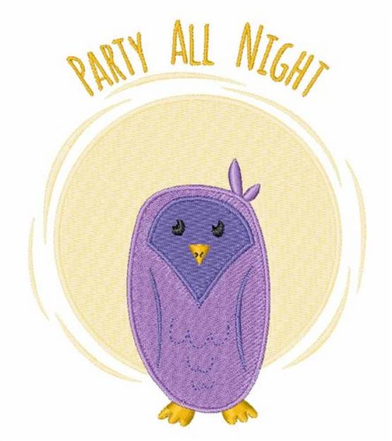 Picture of Party All Night Machine Embroidery Design