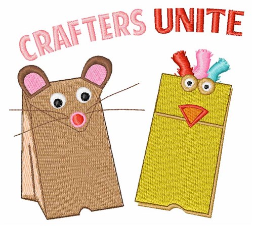 Crafters Unite Machine Embroidery Design