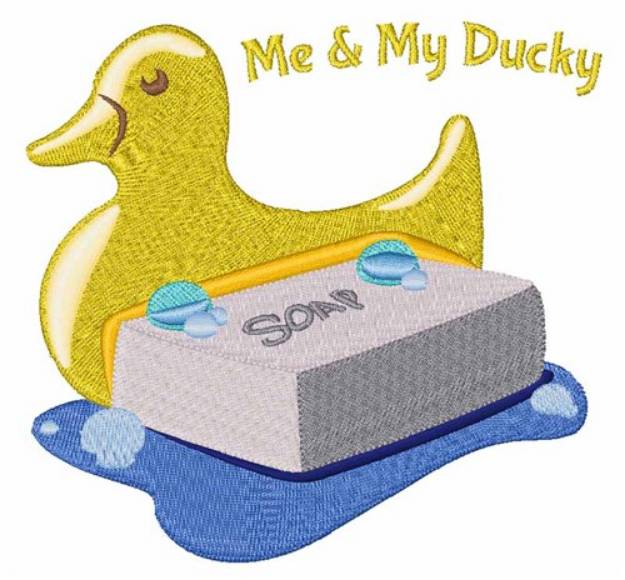 Picture of My Ducky Machine Embroidery Design