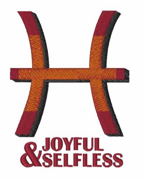 Picture of Joyful & Selfless Machine Embroidery Design