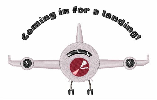 A Landing Machine Embroidery Design