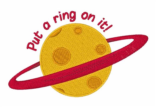 Ring On It Machine Embroidery Design