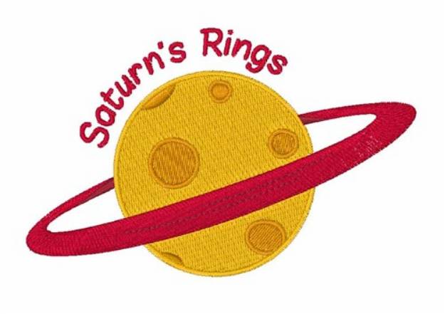 Picture of Saturns Rings Machine Embroidery Design