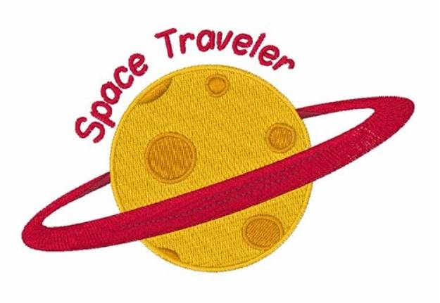 Picture of Space Traveler Machine Embroidery Design