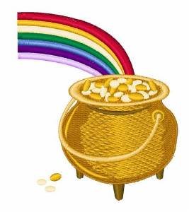 Picture of Pot O Gold Machine Embroidery Design