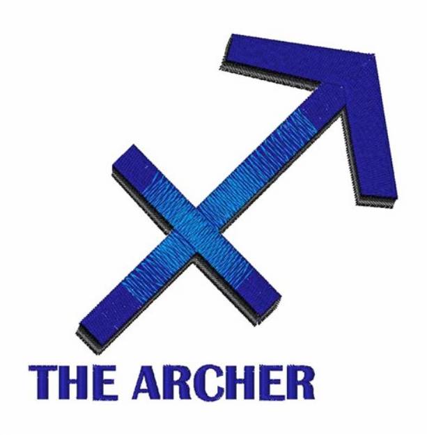 Picture of The Archer Machine Embroidery Design