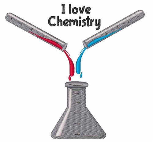 Love Chemistry Machine Embroidery Design