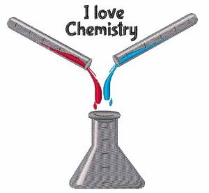 Picture of Love Chemistry Machine Embroidery Design