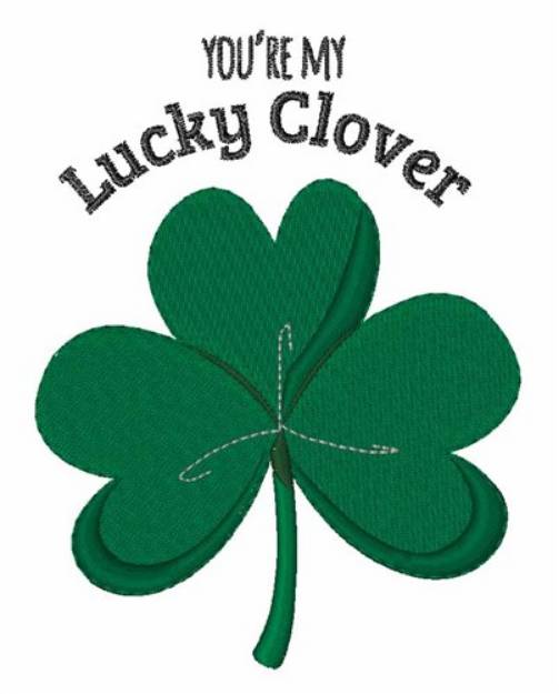 Picture of Lucky Clover Machine Embroidery Design