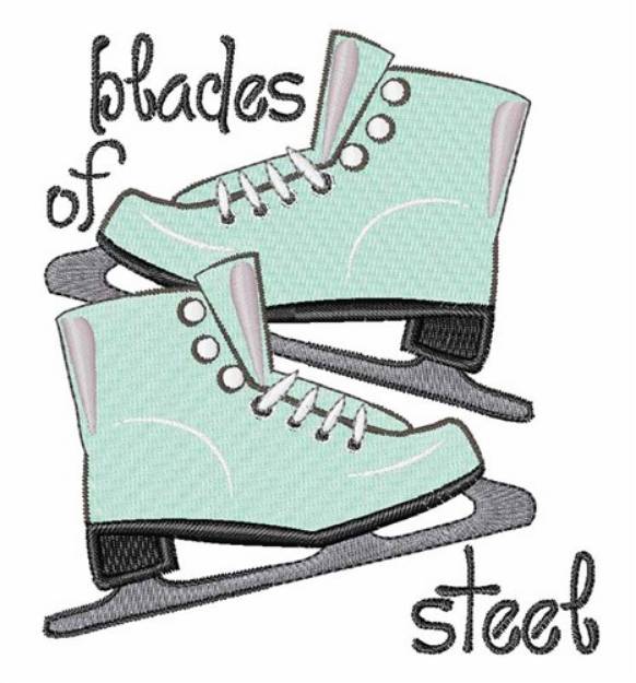 Picture of Blades Of Steel Machine Embroidery Design
