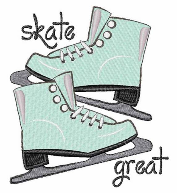Picture of Skate Great Machine Embroidery Design