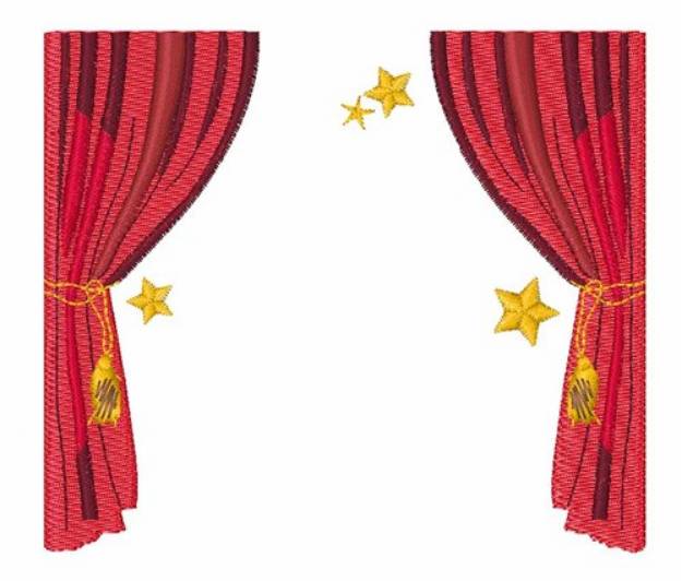 Picture of Stage Curtain Machine Embroidery Design