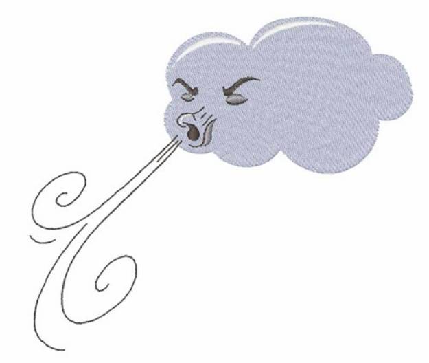 Picture of Windy Cloud Machine Embroidery Design