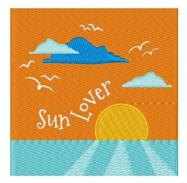 Picture of Sun Lover Machine Embroidery Design