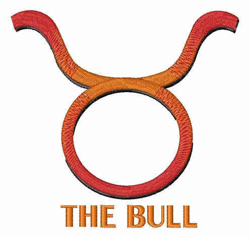 The Bull Machine Embroidery Design