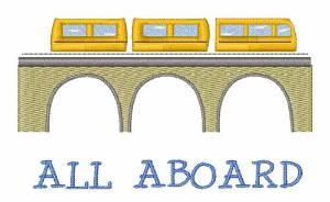 Picture of All Aboard Machine Embroidery Design