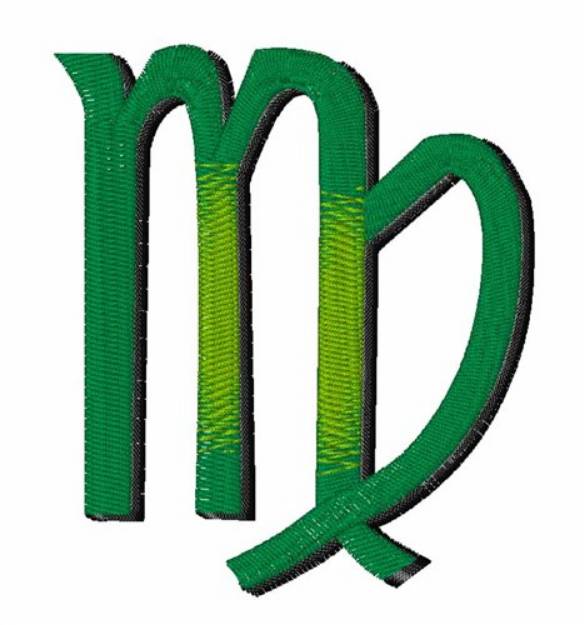 Picture of Virgo Sign Machine Embroidery Design