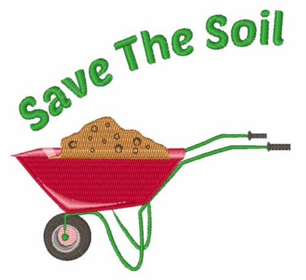 Picture of Save The Soil Machine Embroidery Design