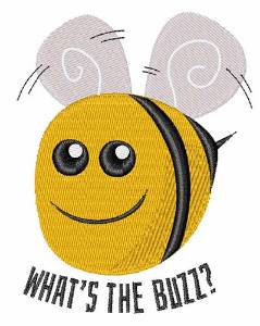 Picture of Whats The Buzz Machine Embroidery Design