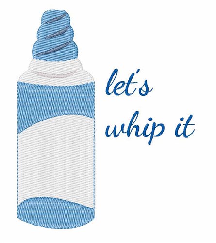 Whip It Machine Embroidery Design