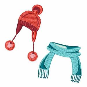 Picture of Hat & Scarf Machine Embroidery Design