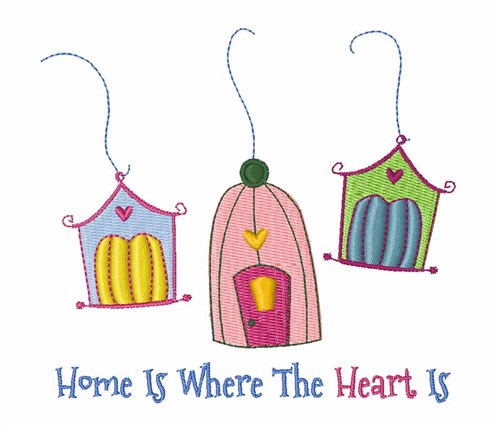 Where Heart Is Machine Embroidery Design