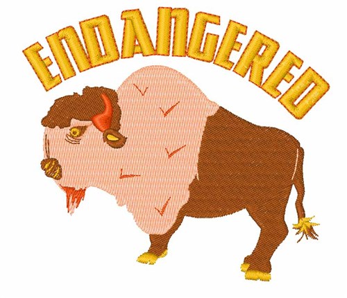 Endangered Machine Embroidery Design
