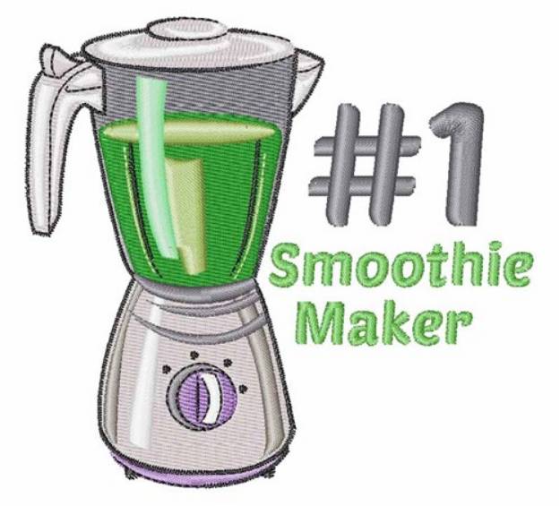 Picture of Smoothie Maker Machine Embroidery Design