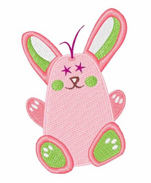 Picture of Cute Bunny Machine Embroidery Design