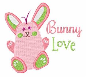 Picture of Bunny Love Machine Embroidery Design