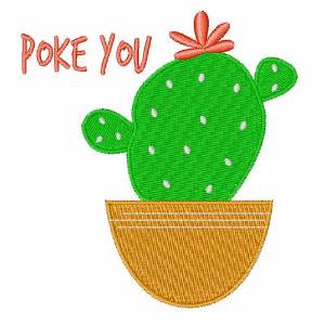 Picture of Poke You Machine Embroidery Design