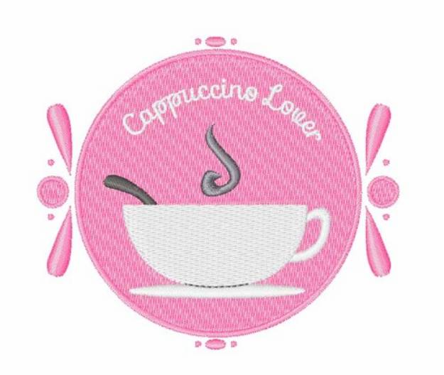 Picture of Cappuccino Lover Machine Embroidery Design