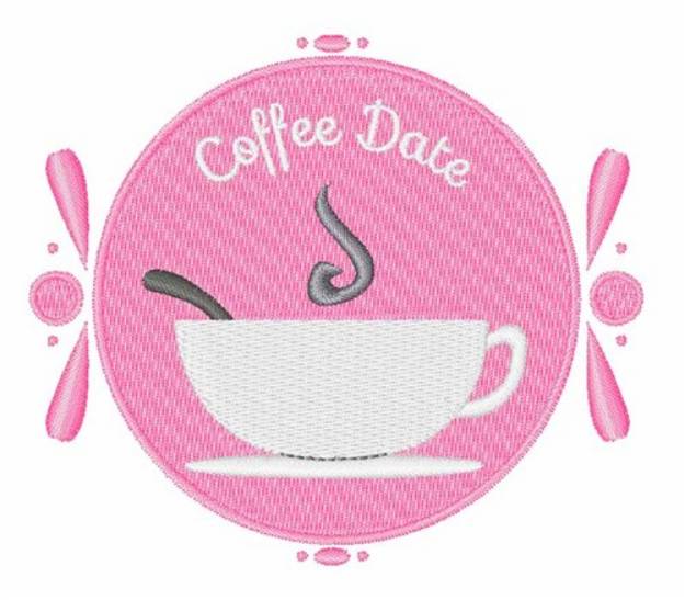 Picture of Coffee Date Machine Embroidery Design