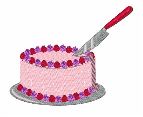 Cut The Cake Machine Embroidery Design