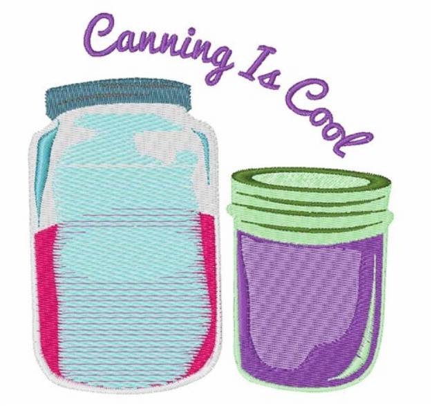 Picture of Canning Is Cool Machine Embroidery Design