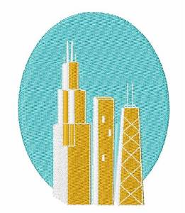 Picture of Skyline Machine Embroidery Design