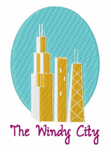 Picture of Windy City Machine Embroidery Design