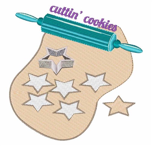 Cuttin Cookies Machine Embroidery Design