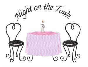Picture of Night On Town Machine Embroidery Design