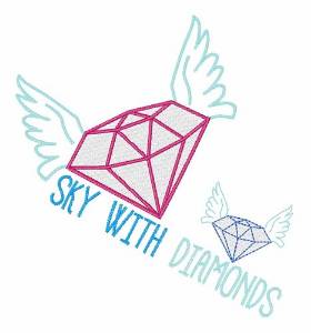 Picture of Sky With Diamonds Machine Embroidery Design