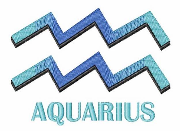 Picture of Aquarius Machine Embroidery Design